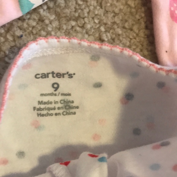 Carters 4 pack bundle girls pajamas - Picture 3 of 9